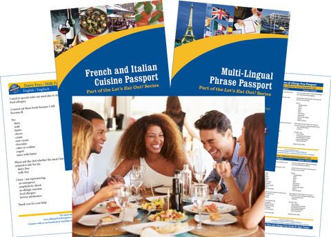GlutenFree Passport Travel Paks (Paper) Austria Milk Allergy Travel Bundle (PAPER)