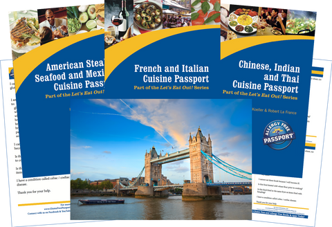 GlutenFree Passport Travel Paks (Paper) UK Gluten Free Travel Bundle (PAPER)