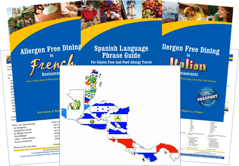 GlutenFree Passport Allergy Free Travel Paks Central America Food Allergy Travel Kit