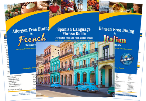 GlutenFree Passport Allergy Free Travel Paks Cuba Food Allergy Travel Bundle