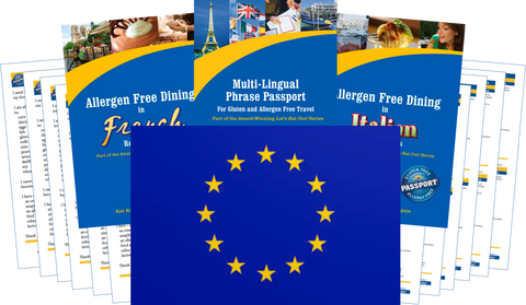 GlutenFree Passport Allergy Free Travel Paks Europe Food Allergy Travel Kit