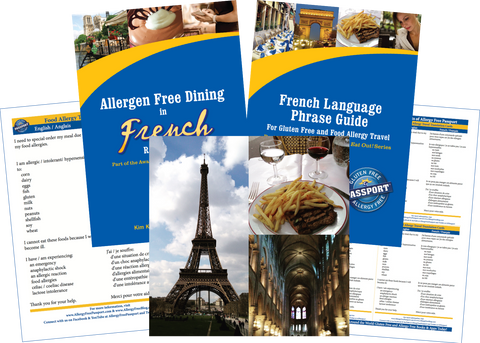 GlutenFree Passport Allergy Free Travel Paks France Food Allergy Travel Bundle
