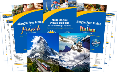 GlutenFree Passport Allergy Free Travel Paks Switzerland Food Allergy Travel Bundle