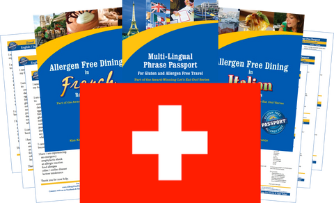 GlutenFree Passport Allergy Free Travel Paks Switzerland Food Allergy Travel Kit