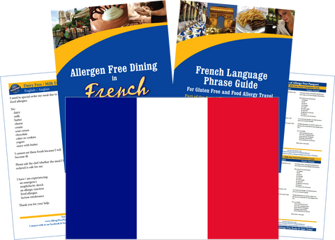 GlutenFree Passport Dairy Free Travel Paks France Milk Allergy Travel Kit