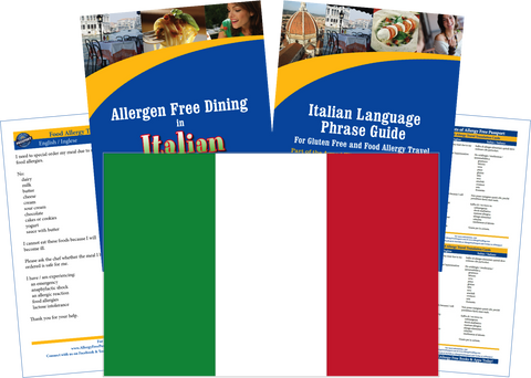 GlutenFree Passport Dairy Free Travel Paks Italy Milk Allergy Travel Kit