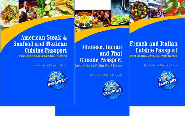 GlutenFree Passport GF AF Paperback Books Ethnic Restaurant Travel Pack (PAPER PASSPORTS)