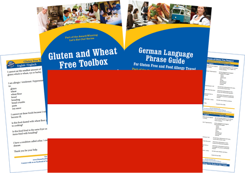 GlutenFree Passport Gluten Free Travel Paks Austria Gluten Free Travel Kit