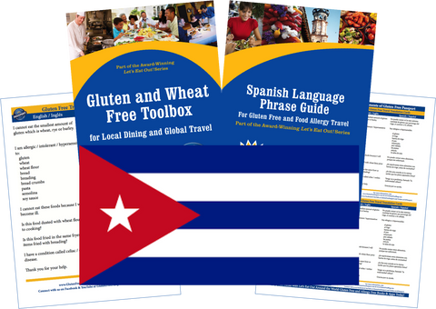 GlutenFree Passport Gluten Free Travel Paks Cuba Gluten Free Travel Kit