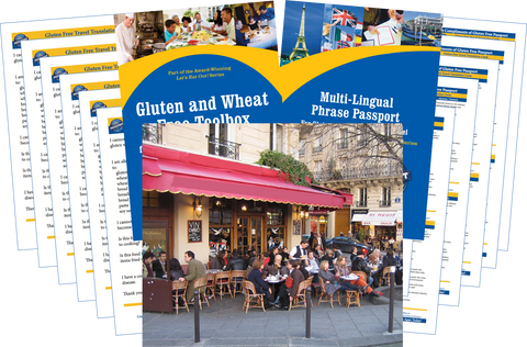 GlutenFree Passport Gluten Free Travel Paks Europe Gluten Free Travel Bundle