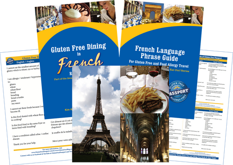 GlutenFree Passport Gluten Free Travel Paks France Gluten Free Travel Bundle