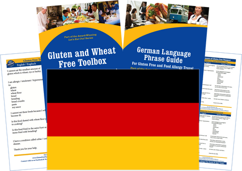 GlutenFree Passport Gluten Free Travel Paks Germany Gluten Free Travel Kit