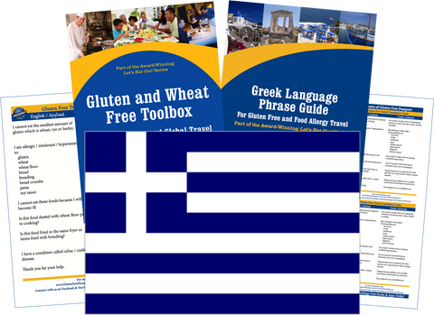 GlutenFree Passport Gluten Free Travel Paks Greece Gluten Free Travel Kit