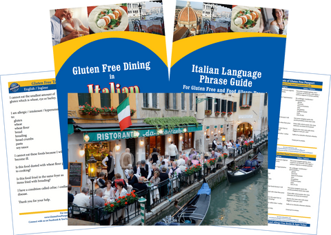 GlutenFree Passport Gluten Free Travel Paks Italy Gluten Free Travel Bundle