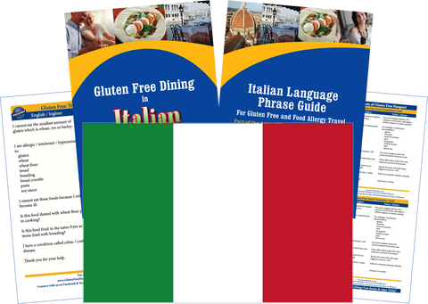 GlutenFree Passport Gluten Free Travel Paks Italy Gluten Free Travel Kit