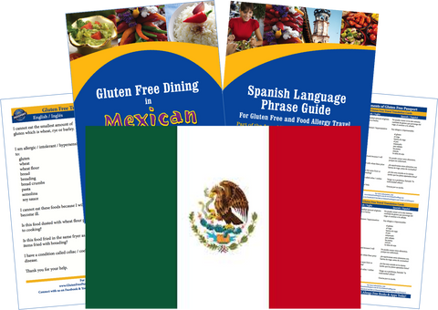 GlutenFree Passport Gluten Free Travel Paks Mexico Gluten Free Travel Kit