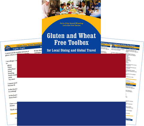 GlutenFree Passport Gluten Free Travel Paks Netherlands Gluten Free Travel Kit