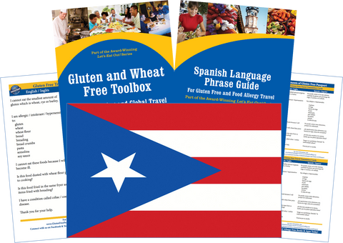 GlutenFree Passport Gluten Free Travel Paks Puerto Rico Gluten Free Travel Kit
