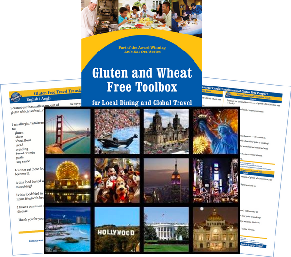 GlutenFree Passport Gluten Free Travel Paks USA Gluten Free Travel Bundle