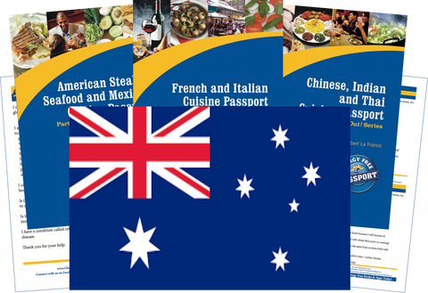 GlutenFree Passport Travel Paks (Paper) Australia Gluten Free Travel Kit (PAPER)