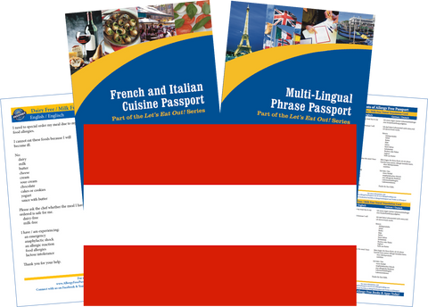 GlutenFree Passport Travel Paks (Paper) Austria Milk Allergy Travel Kit (PAPER)
