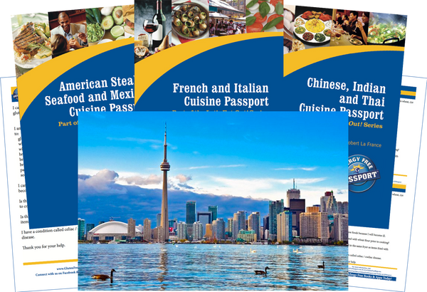 GlutenFree Passport Travel Paks (Paper) Canada Gluten Free Travel Bundle (PAPER)