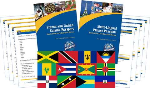 GlutenFree Passport Travel Paks (Paper) Caribbean Food Allergy Travel Kit (PAPER)