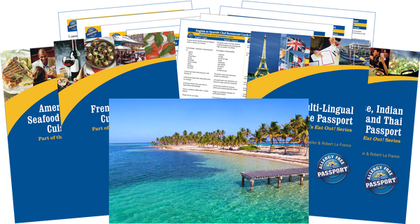 GlutenFree Passport Travel Paks (Paper) Caribbean Gluten Free Travel Bundle (PAPER)