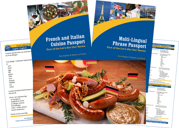 GlutenFree Passport Travel Paks (Paper) Germany Food Allergy Travel Bundle (PAPER)