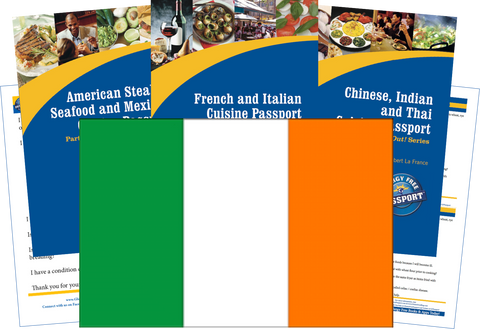 GlutenFree Passport Travel Paks (Paper) Ireland Gluten Free Travel Kit (PAPER)