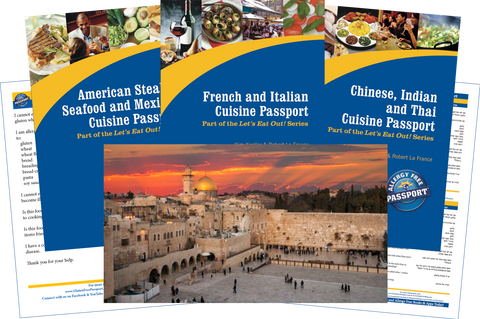 GlutenFree Passport Travel Paks (Paper) Israel Gluten Free Travel Bundle (PAPER)