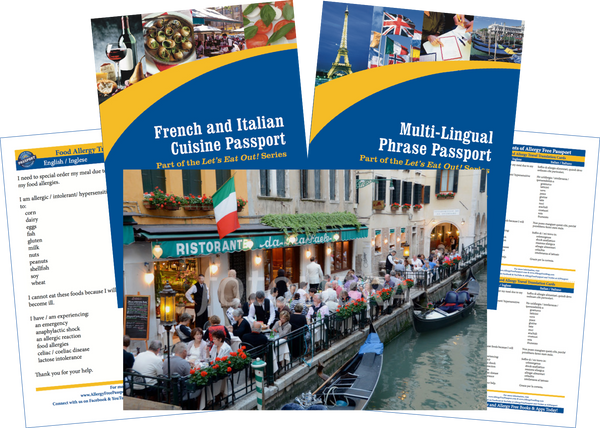 GlutenFree Passport Travel Paks (Paper) Italy Food Allergy Travel Bundle (PAPER)