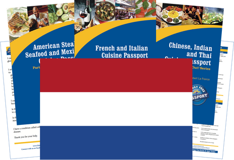 GlutenFree Passport Travel Paks (Paper) Netherlands Gluten Free Travel Kit (PAPER)