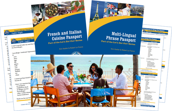 GlutenFree Passport Travel Paks (Paper) St. Martin Food Allergy Travel Bundle (PAPER)
