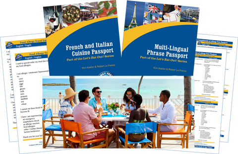GlutenFree Passport Travel Paks (Paper) St. Martin Food Allergy Travel Bundle (PAPER)
